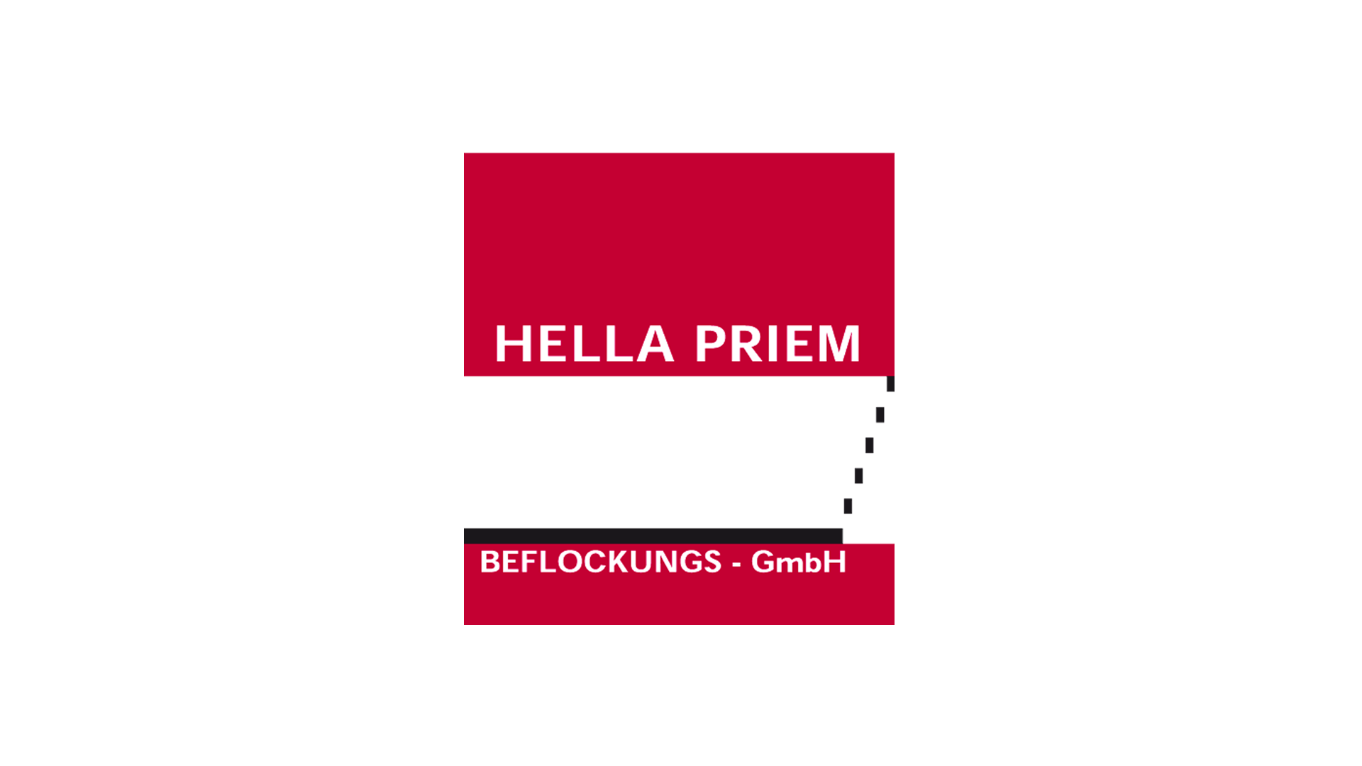 Hella Priem Geflockungs-GmbH, Oberflächenveredelung: Logo, Geschäftspapiere