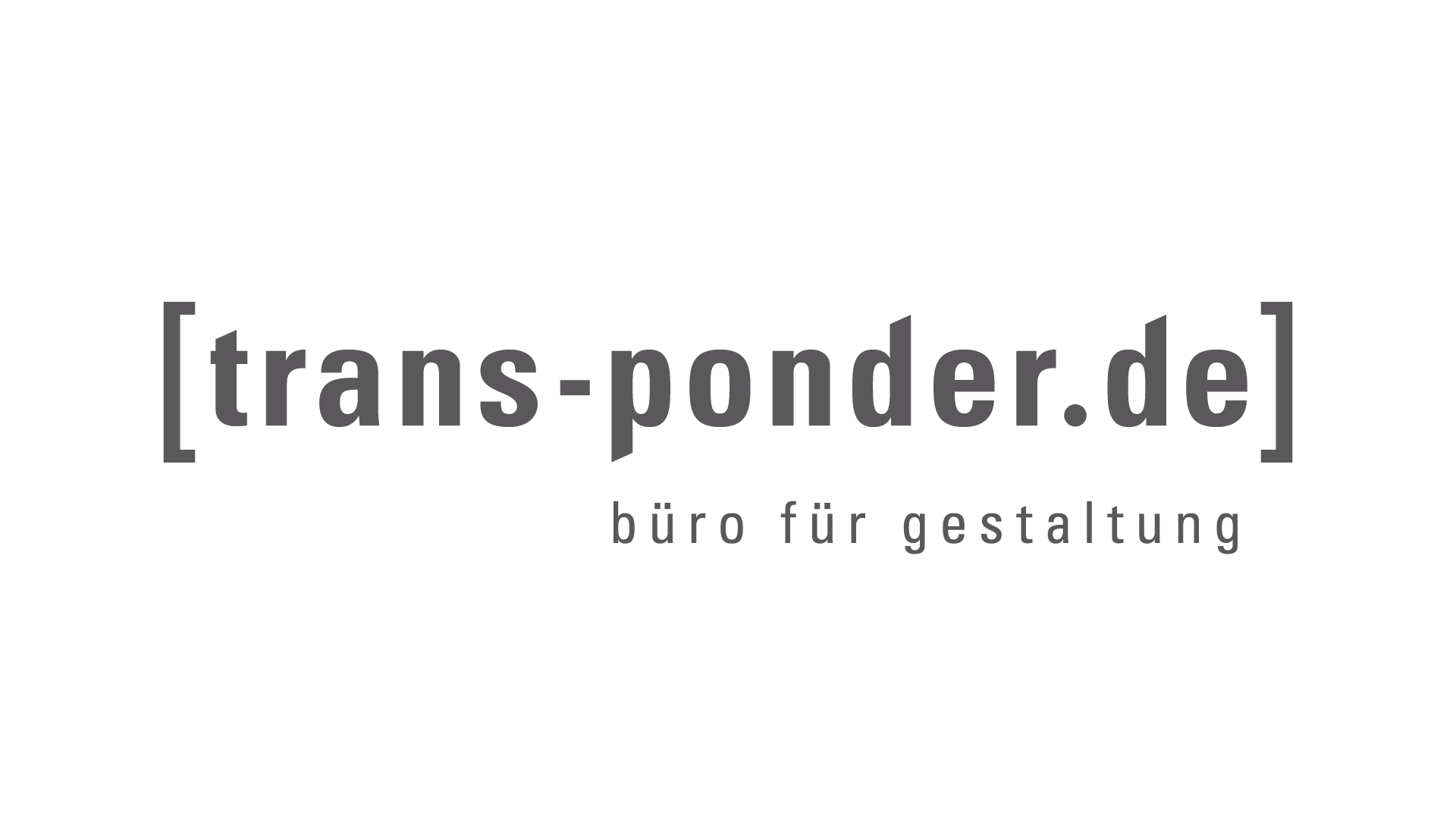 trans-ponder.de – büro für gestaltung: Logo und Geschäftspapiere